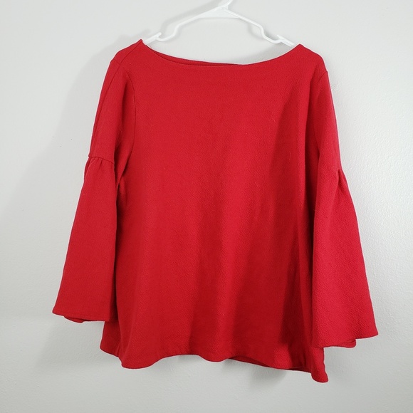 a new day Tops - a.n.d Plus Size XXL Boat Neck Bell Sleeve Blouse